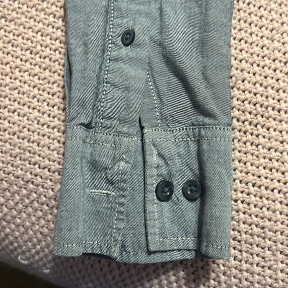 Red Camel button down with roll up sleeves - Picture 3 of 3